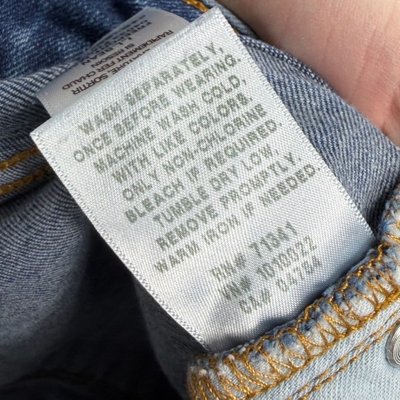 L.L.Bean True Shape High Rise Bootcut Jeans Medium Wash Womens 8 - Picture 10 of 13